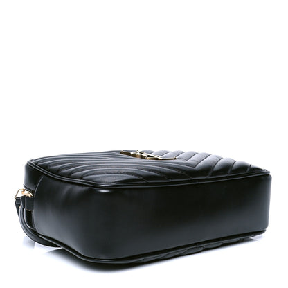 Saint Laurent Calfskin Matelasse Monogram Lou Camera Bag Black 3 of 4