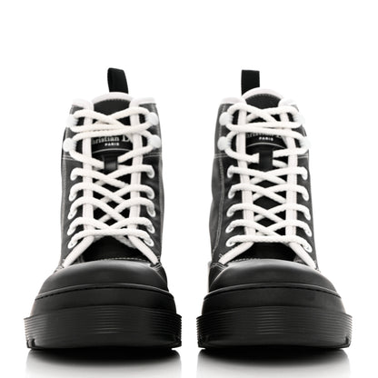 Christian Dior Technical Fabric D-Rise 35mm Boots 37.5 Black 2 of 9