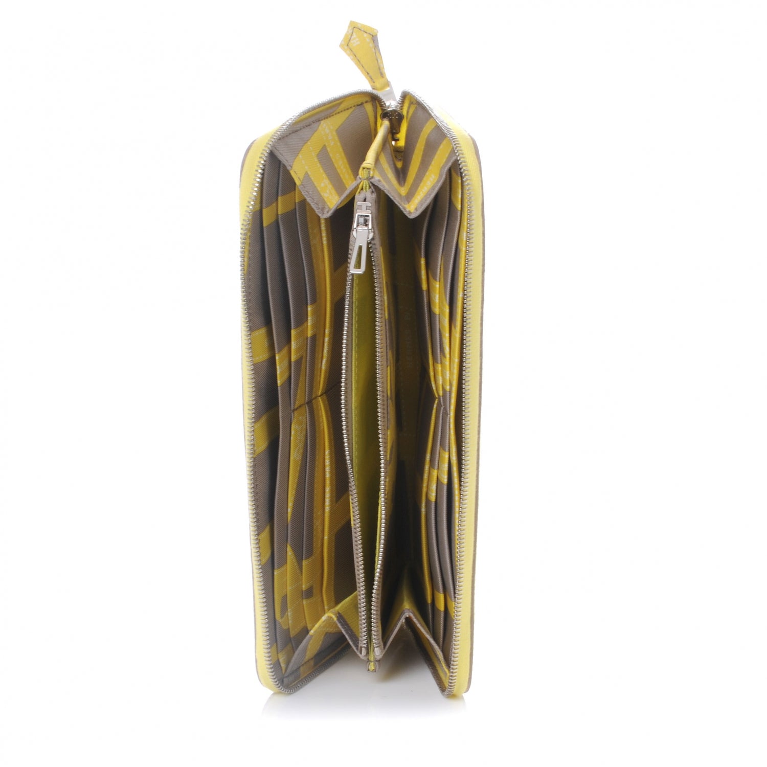 Hermes Epsom Silk In Wallet Soufre Sulfur 7 of 9