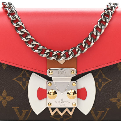 Louis Vuitton Monogram Tribal Mask Chain Wallet Rouge 7 of 10