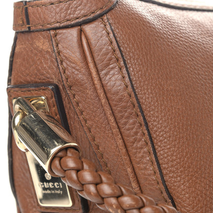 Gucci Pebbled Calfskin Large Bella Hobo Cuir 16 of 21