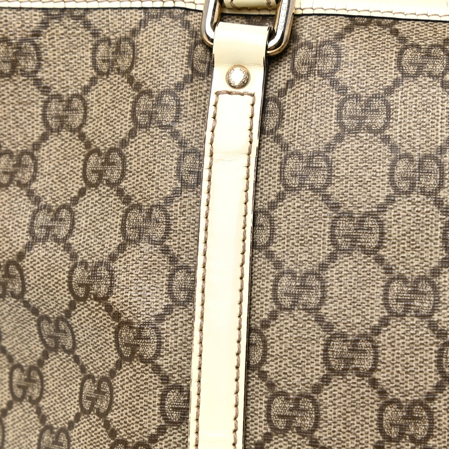 GG Plus Monogram Medium Joy Tote Off White