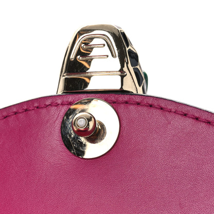 Bulgari Calfskin Serpenti Forever Top Handle Pink 12 of 14