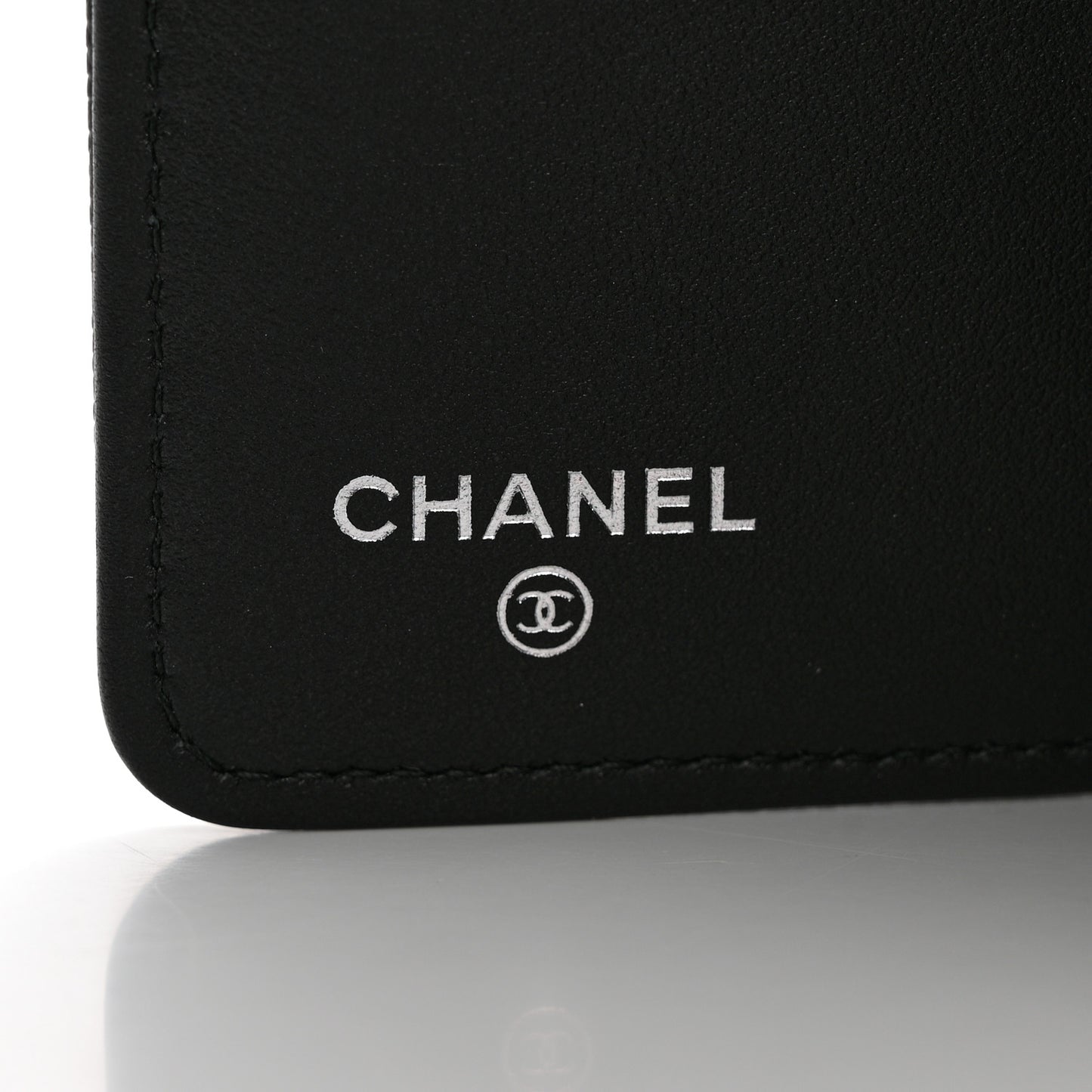 Caviar Quilted Boy Yen Wallet Black