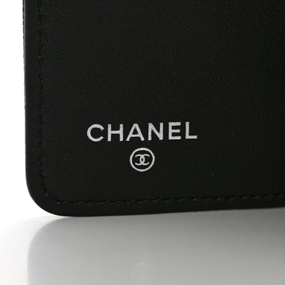 Chanel Caviar Quilted Boy Yen Wallet Black 6 of 10