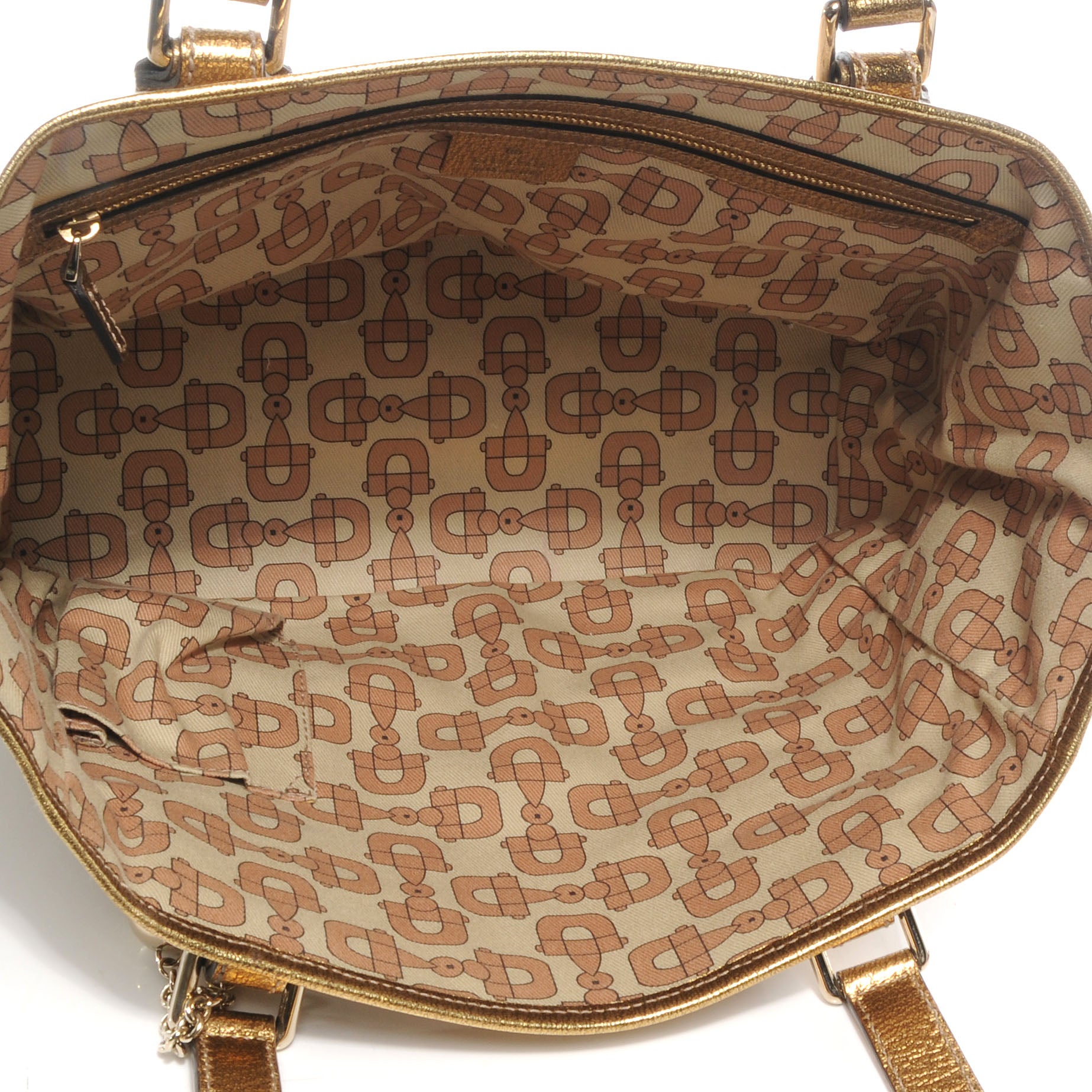 Gucci Monogram Medium Jolicoeur Tote Metallic 5 of 7