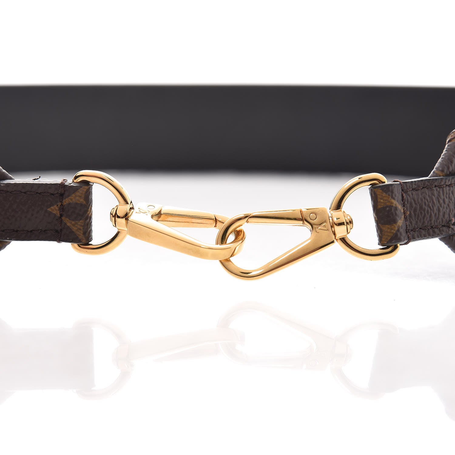 Louis Vuitton Monogram Bandouliere Shoulder Strap Black 5 of 6
