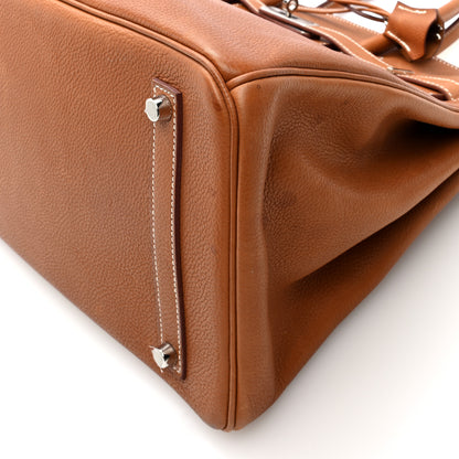 Hermes Natural Barenia Faubourg Birkin 35 Fauve 7 of 9