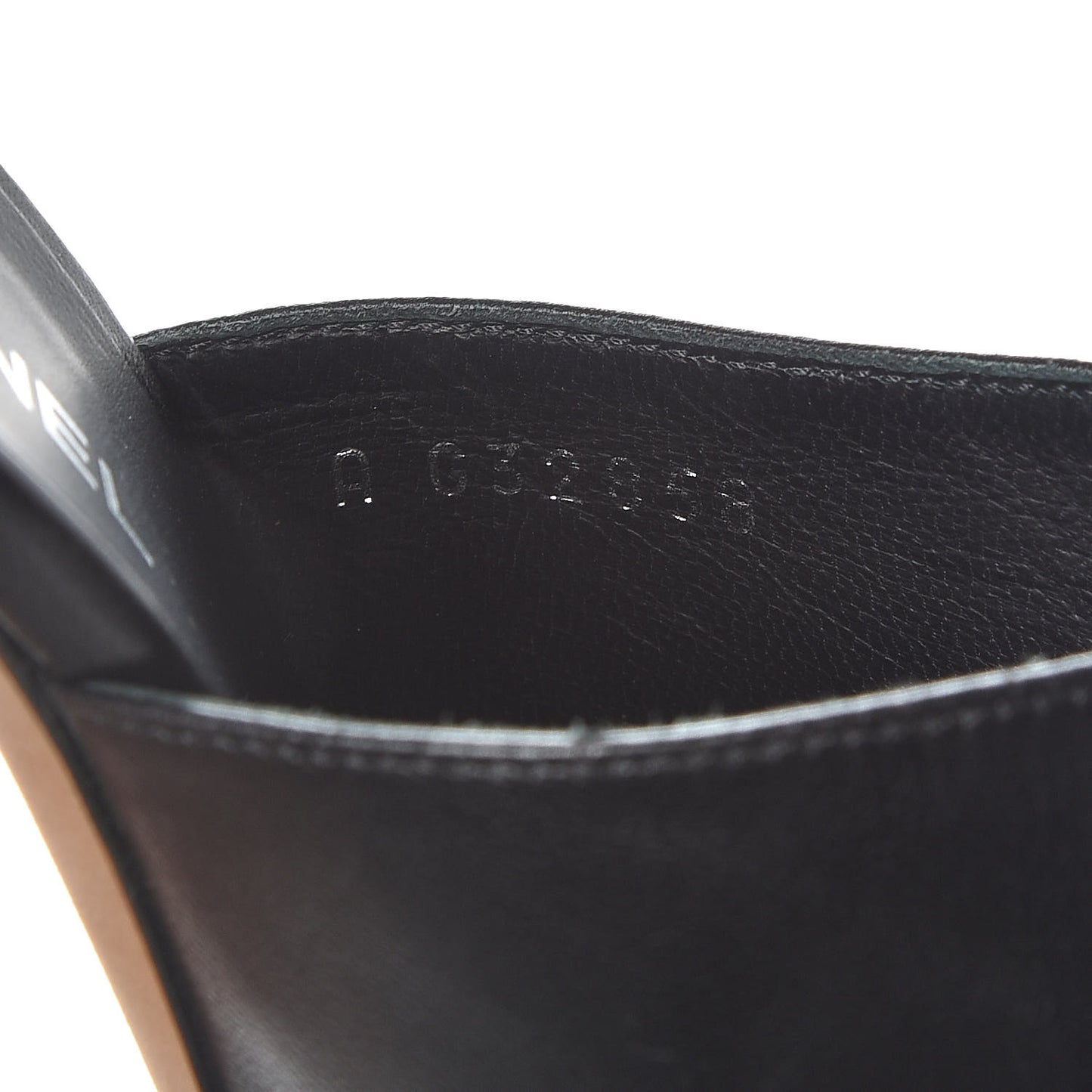 Lambskin Cap Toe CC Mules 38 Black