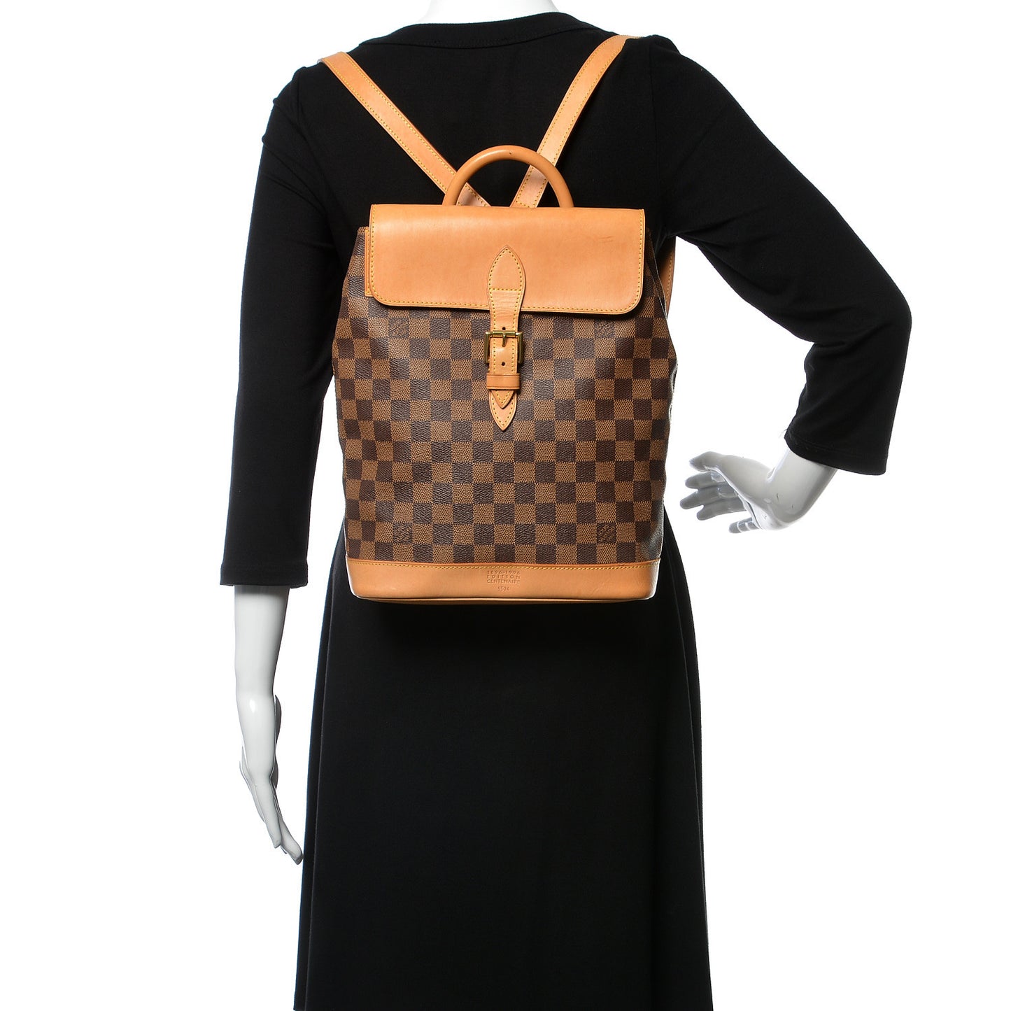 Damier Ebene Soho Centenaire Backpack