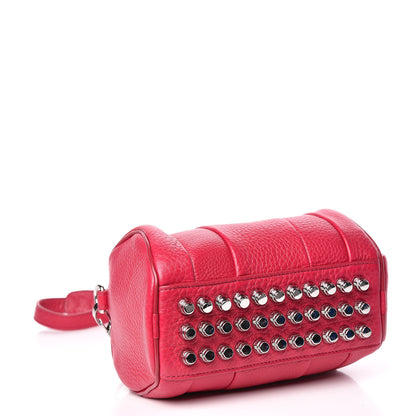 Alexander Wang Pebbled Lambskin Mini Rockie Fuchsia Rhodium Hardware 4 of 10