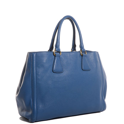 Prada Vitello Daino Tote Cobalto 3 of 11