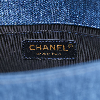 Chanel Denim Patchwork Small Boy Flap Blue 6 of 10