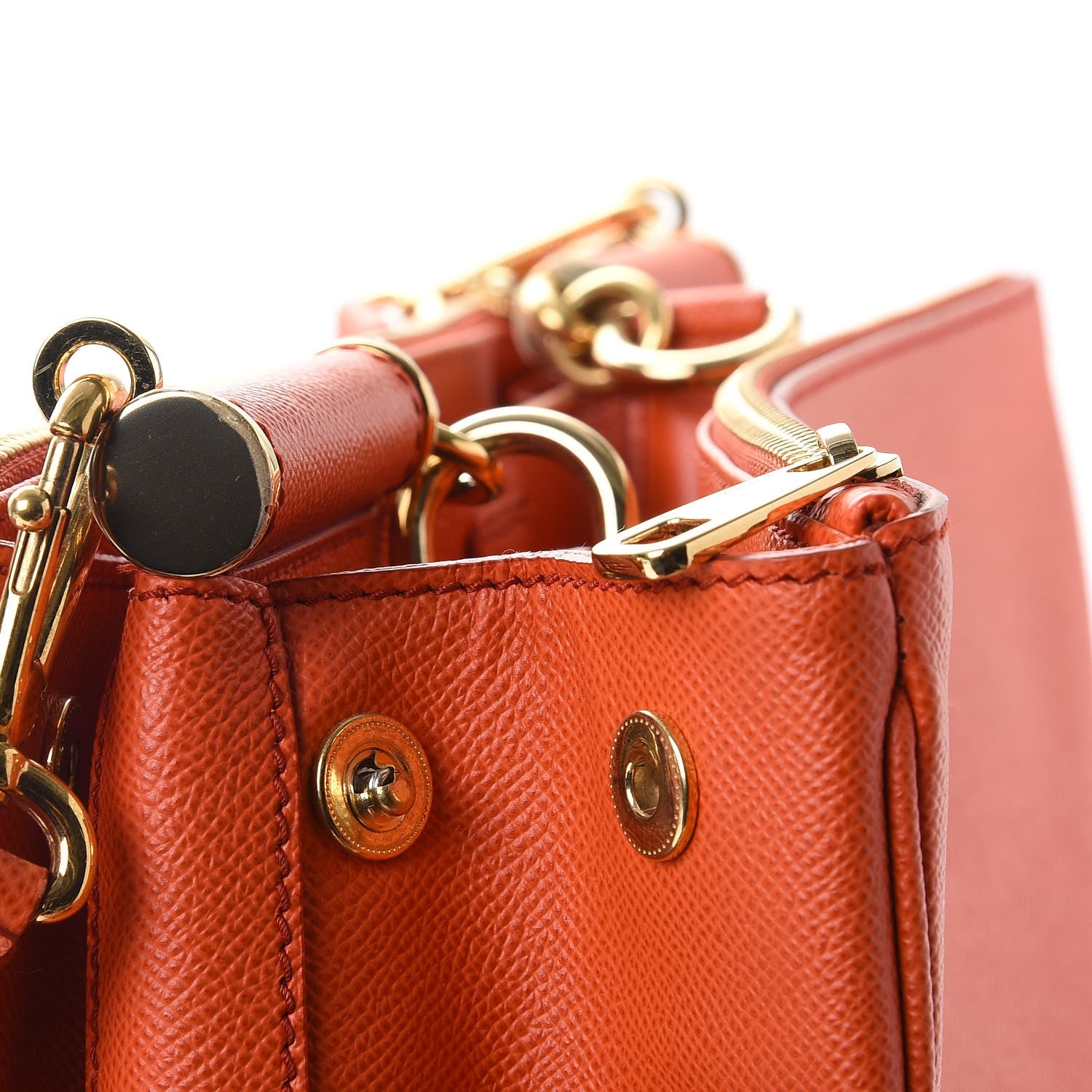 Dolce & Gabbana Dauphine Miss Sicily Double Zip Satchel Orange 13 of 13