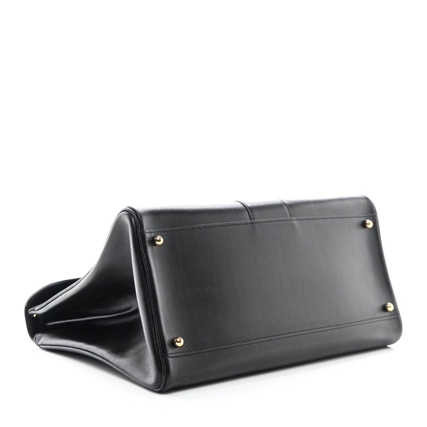 Delvaux Box Calfskin MM Brillant Satchel Black 5 of 10