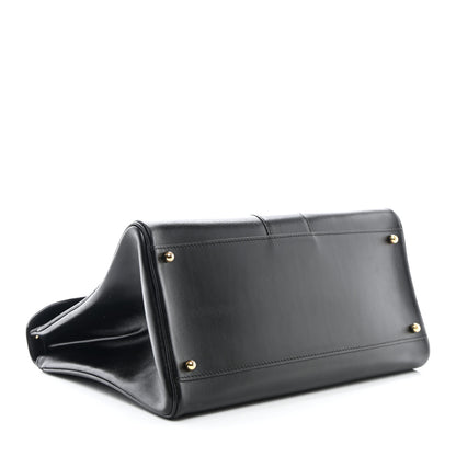 Delvaux Box Calfskin MM Brillant Satchel Black 5 of 10