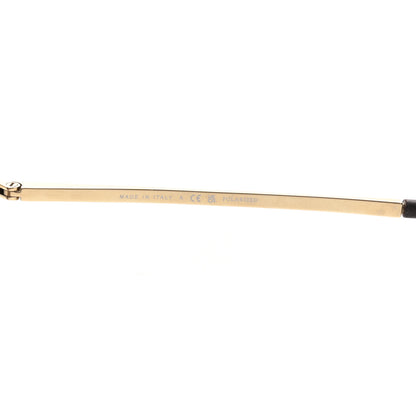 Chanel Aviator CC Sunglasses 4189-T-Q Gold 6 of 8