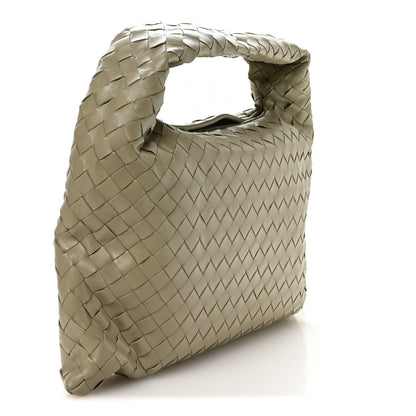 Bottega Veneta Calfskin Intrecciato Small Hop Travertine 3 of 11