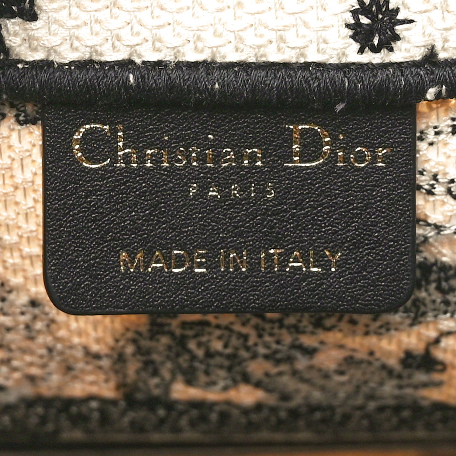 Christian Dior Canvas Zodiac Toile De Jouy Embroidered Medium Book Tote Latte 6 of 10