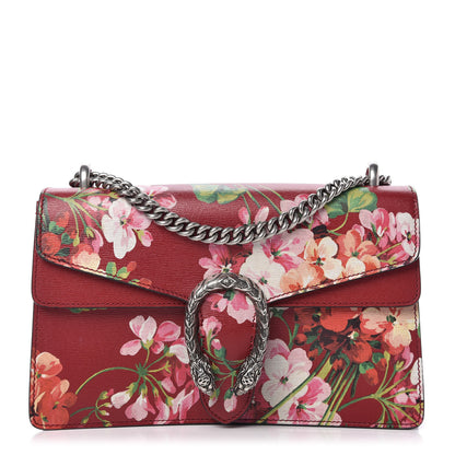Gucci Calfskin Blooms Print Small Dionysus Shoulder Bag Romantic Cherry Multicolor 1 of 13