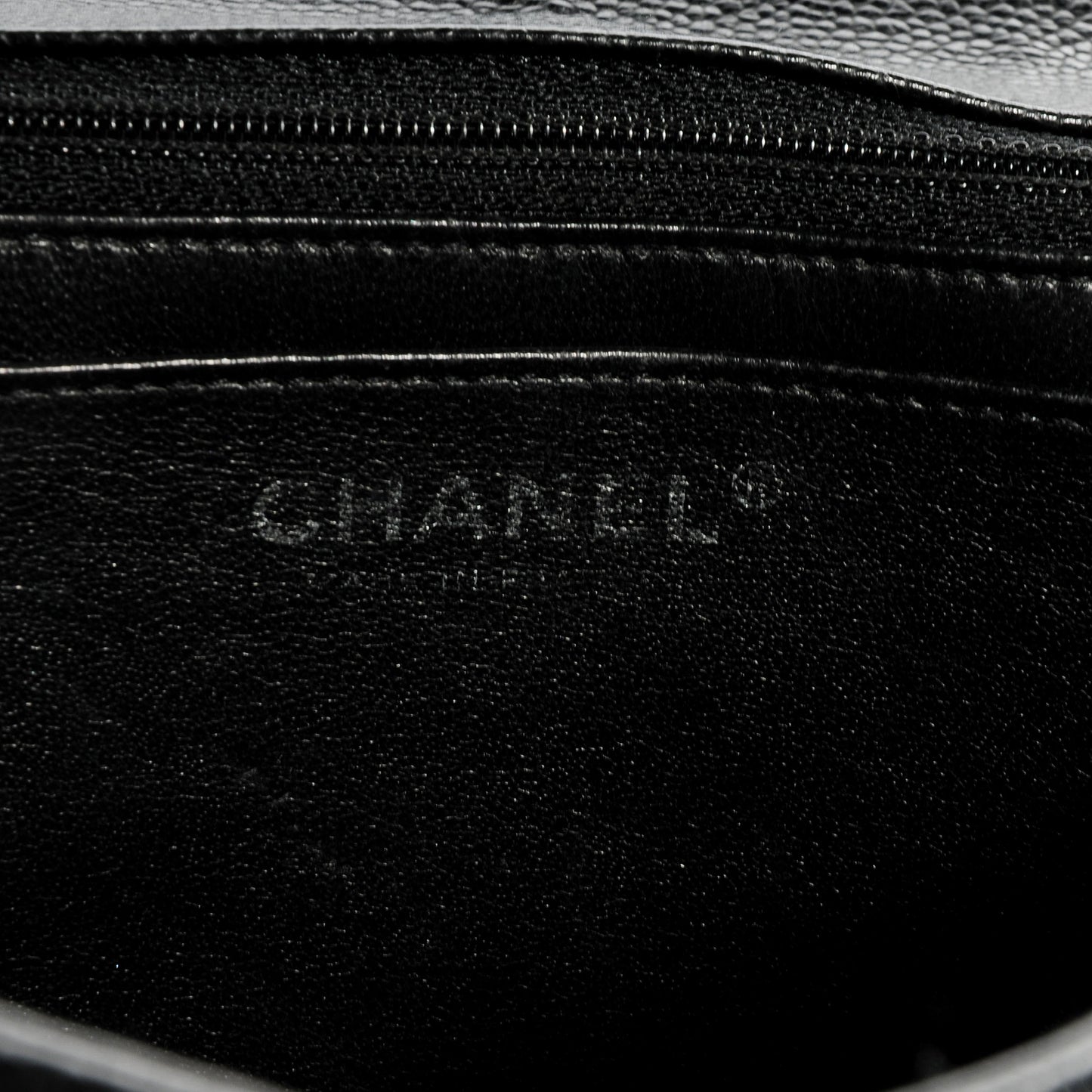 Caviar Jumbo Single Flap Black