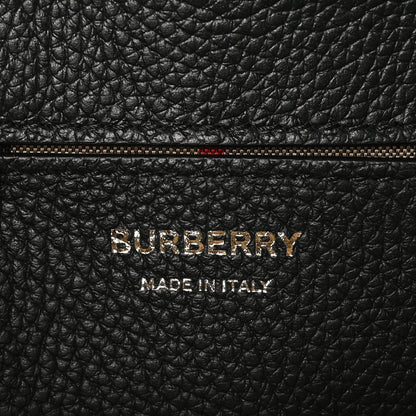 Burberry Grainy Calfskin Vintage Check Note Crossbody Bag Black 6 of 10