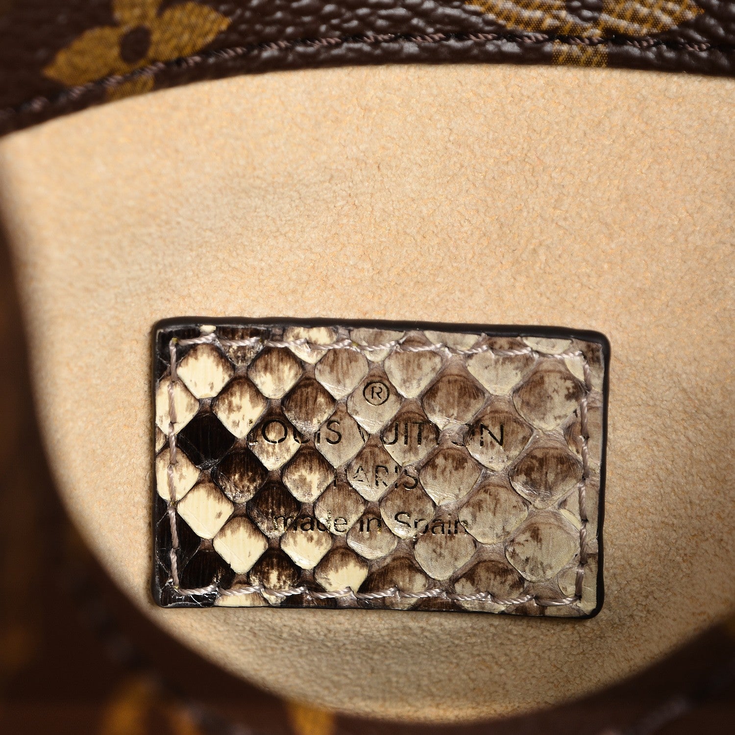 Louis Vuitton Snakeskin Monogram Artsy MM 6 of 12