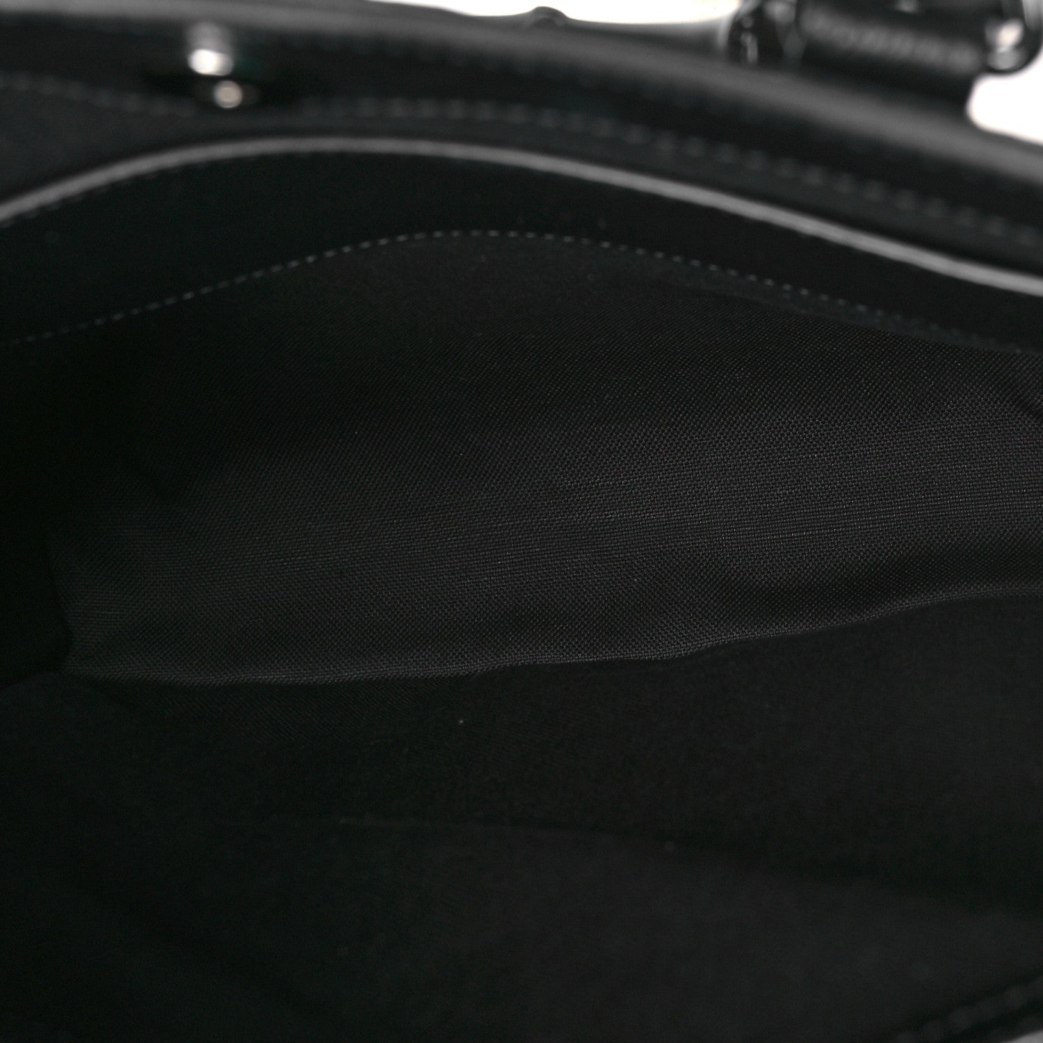 Gucci Textured Dollar Calfskin Web Monochrome Large Diana Tote Bag Black 5 of 12