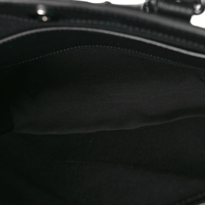 Gucci Textured Dollar Calfskin Web Monochrome Large Diana Tote Bag Black 5 of 12