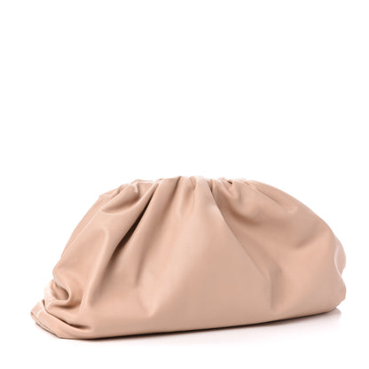 Bottega Veneta Smooth Butter Calf The Pouch Oversized Clutch Nude 2 of 9