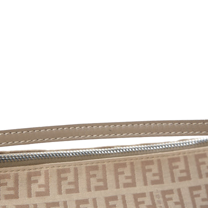 Fendi Zucchino Cuoio Pochette Beige Tortora Pietra 10 of 10
