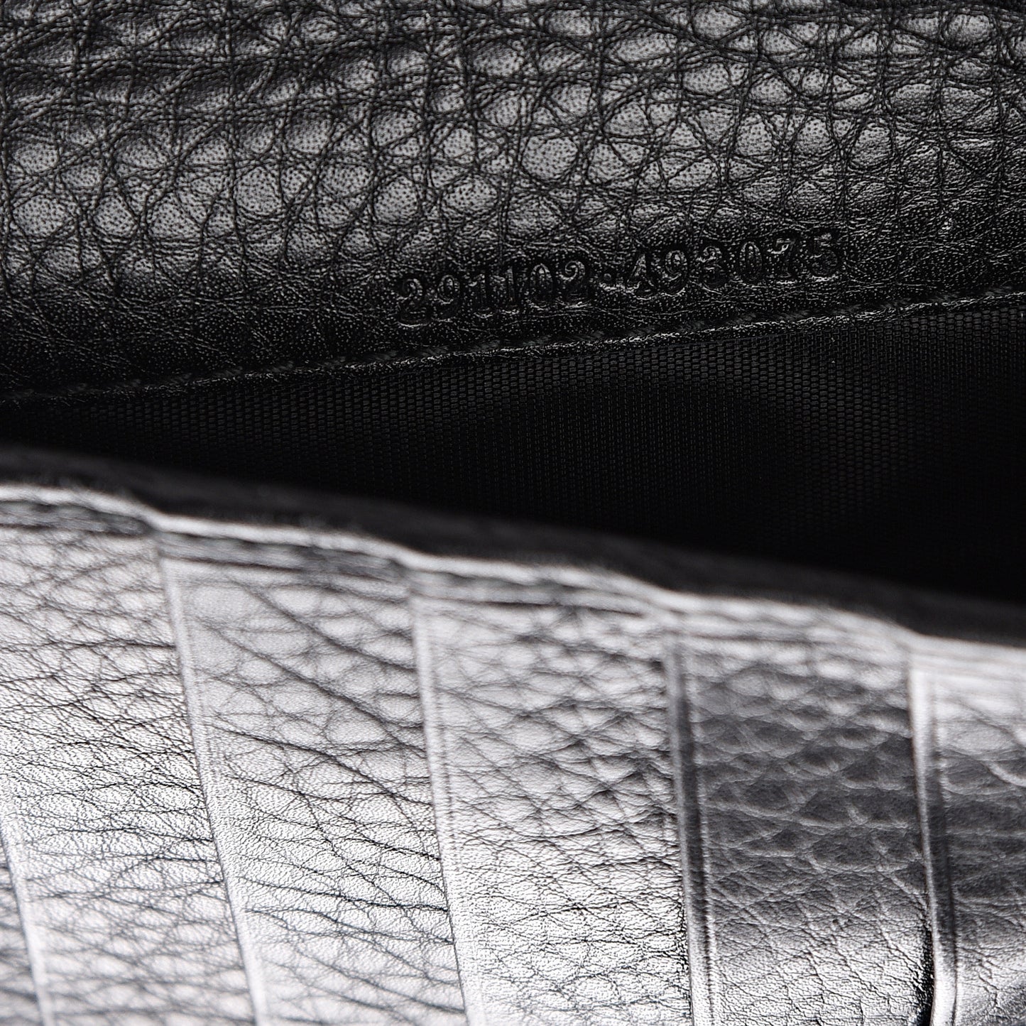 Calfskin Soho Zip Around Wallet Black