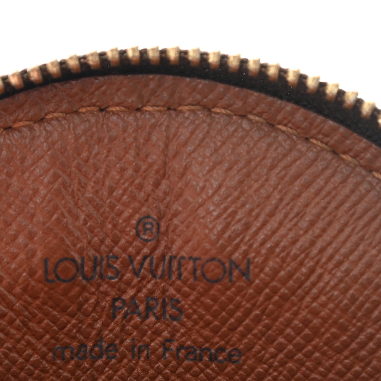 Monogram Round Coin Purse
