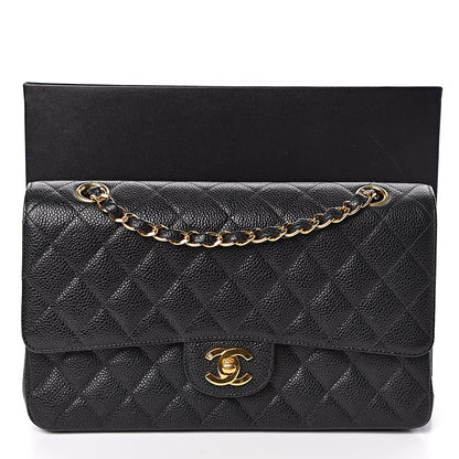 Chanel Caviar Quilted Medium Double Flap Black 11 of 11