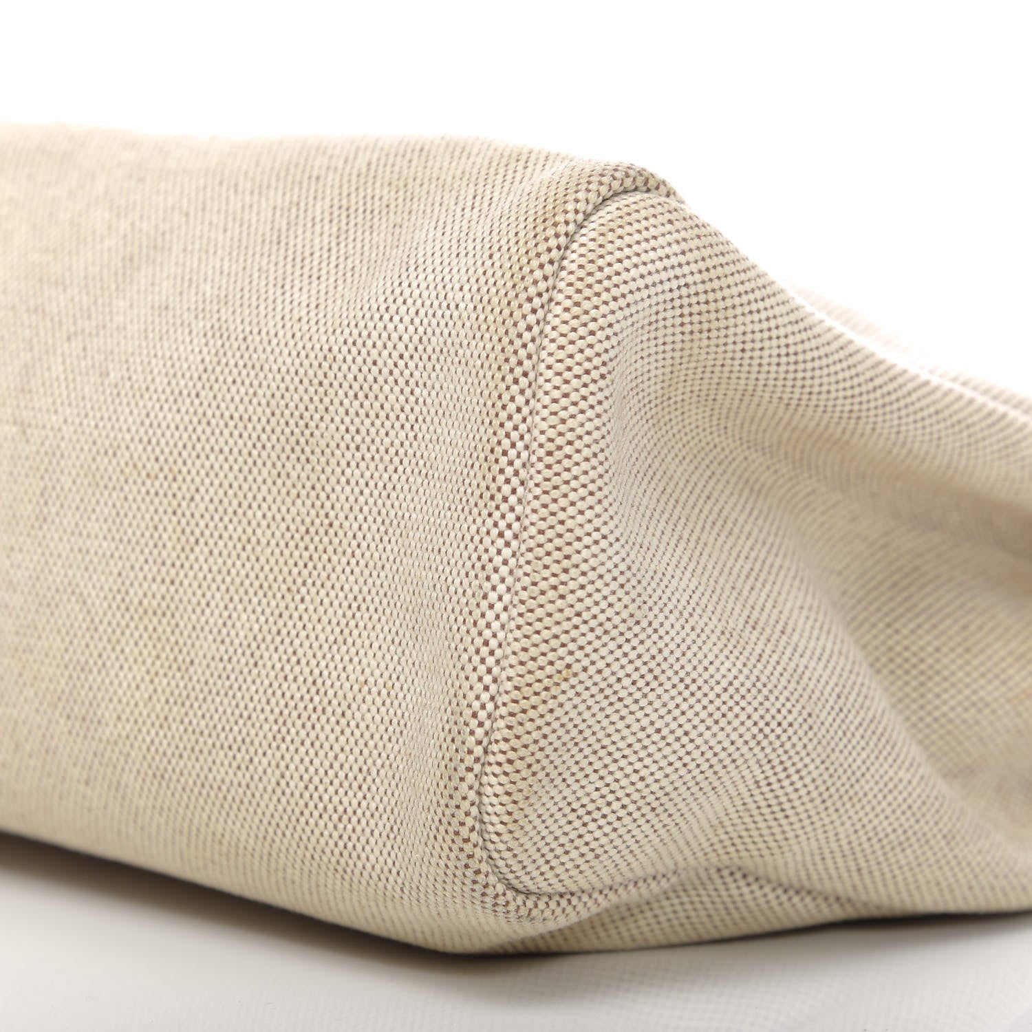 Hermes Toile Vache Calfskin Herbag 30 PM Natural 17 of 19