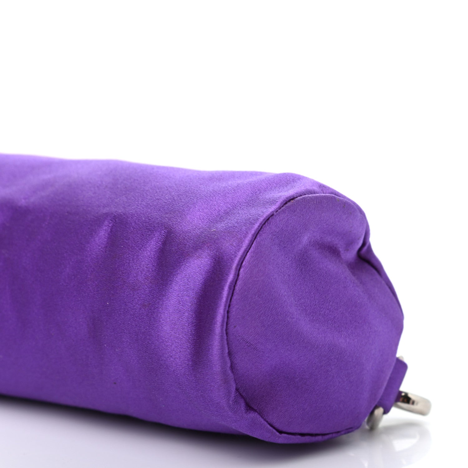 Prada Satin Raso Pochette Purple 9 of 9