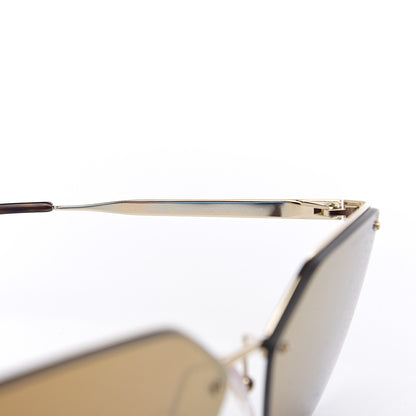 Prada Cat Eye Sunglasses SPR 68T Gold 5 of 8