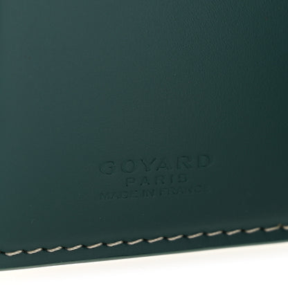 Goyard Goyardine Saint Pierre Card Holder Green 6 of 8