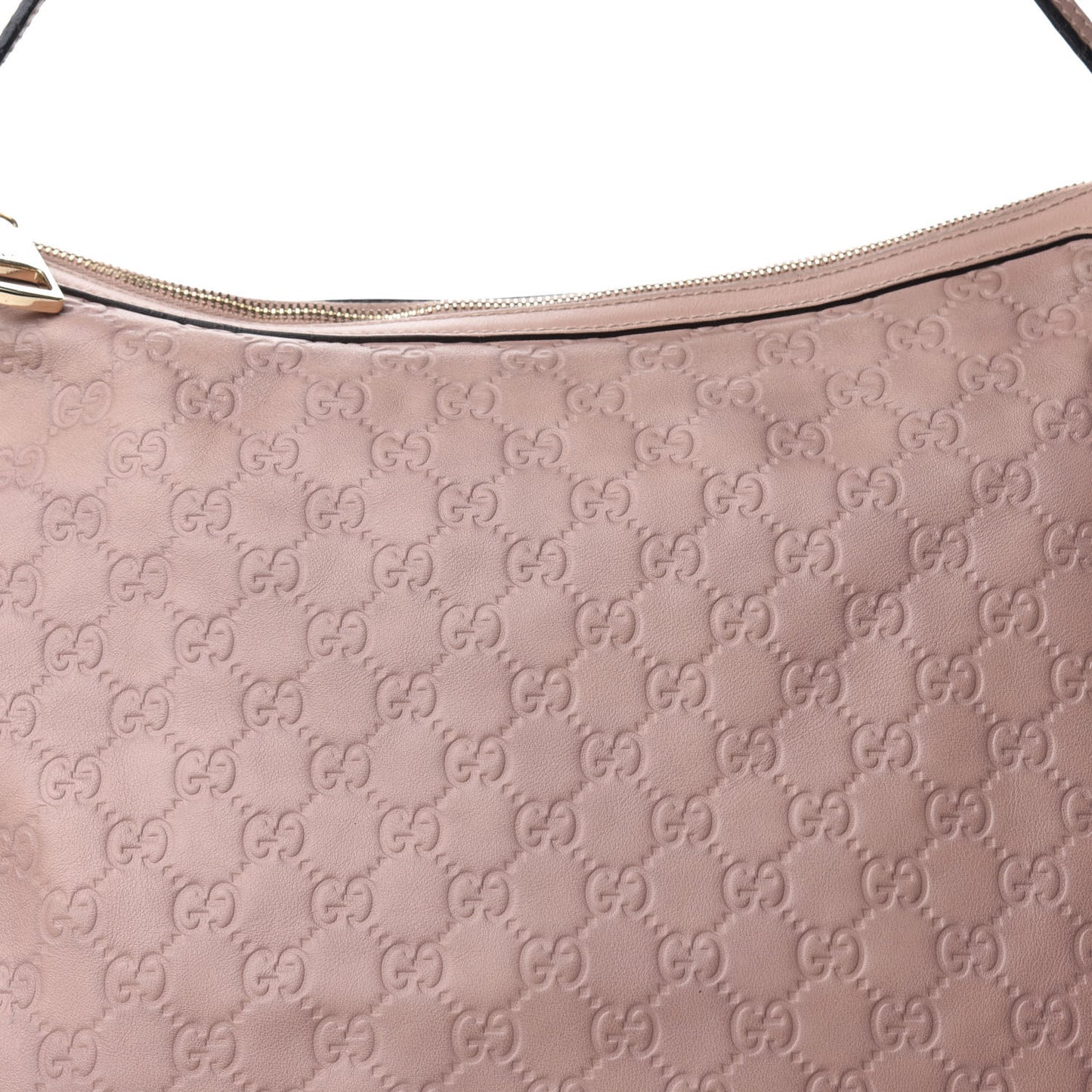 Guccissima Large Bree Hobo Soft Pink