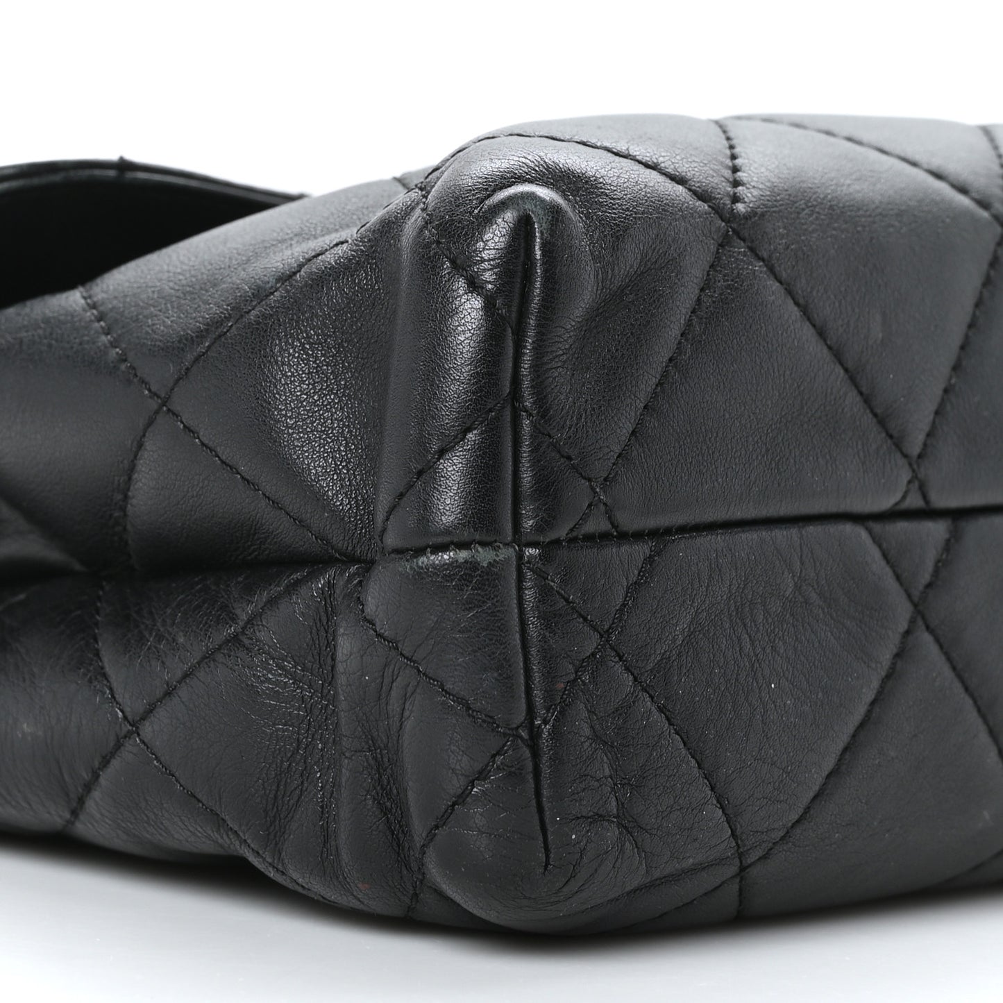 Calfskin Quilted In The Business Flap Bag Black
