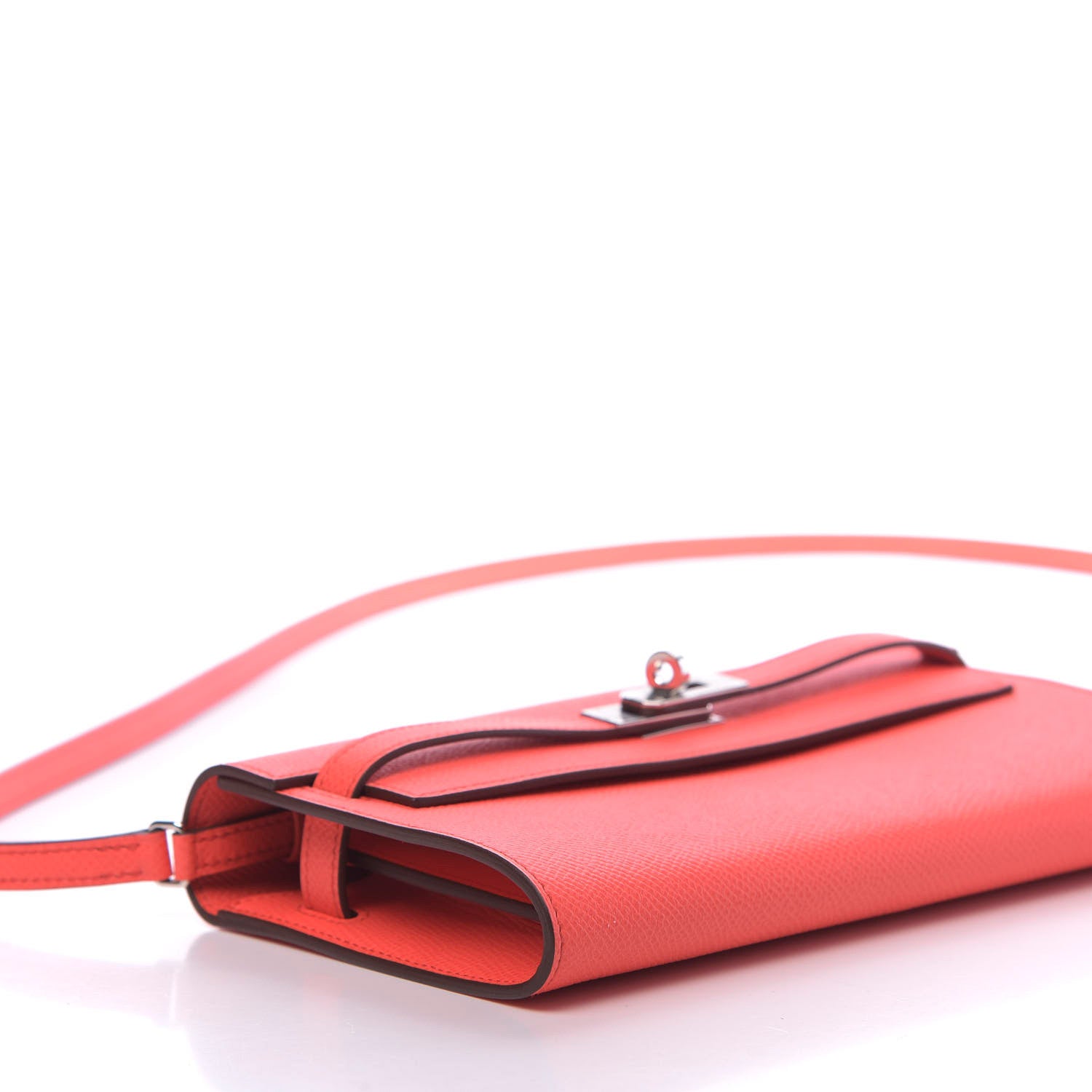 Hermes Epsom Kelly Wallet To Go Rose Texas 8 of 11