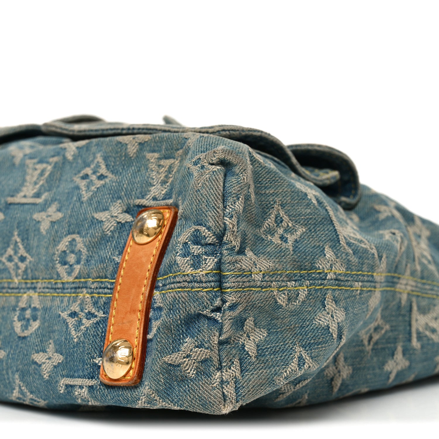 Louis Vuitton Denim Baggy GM Blue 9 of 10