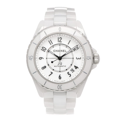 Chanel Stainless Steel Ceramic 38mm J12 Automatic Watch White 1 of 4