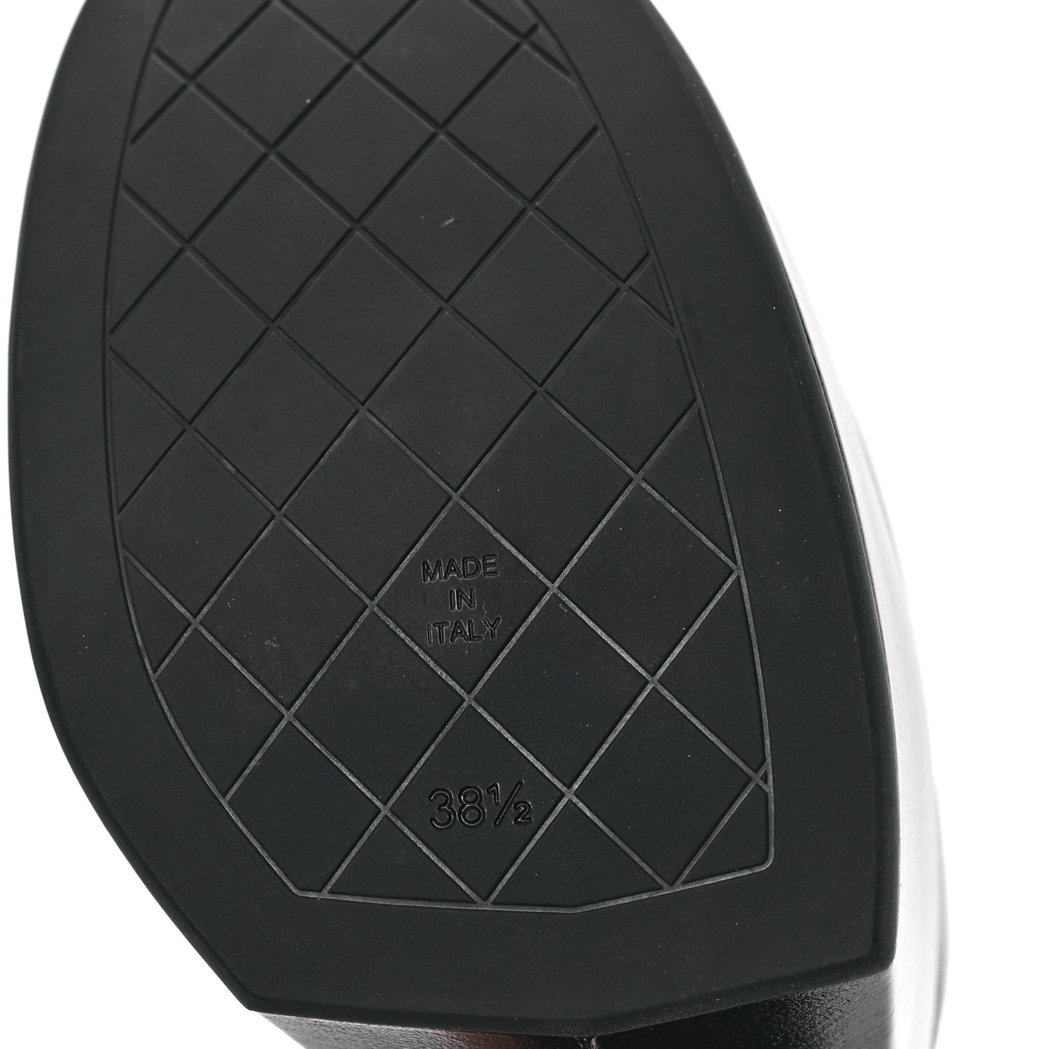 Chanel Calfskin CC Platform Sandals 38.5 Black 6 of 10