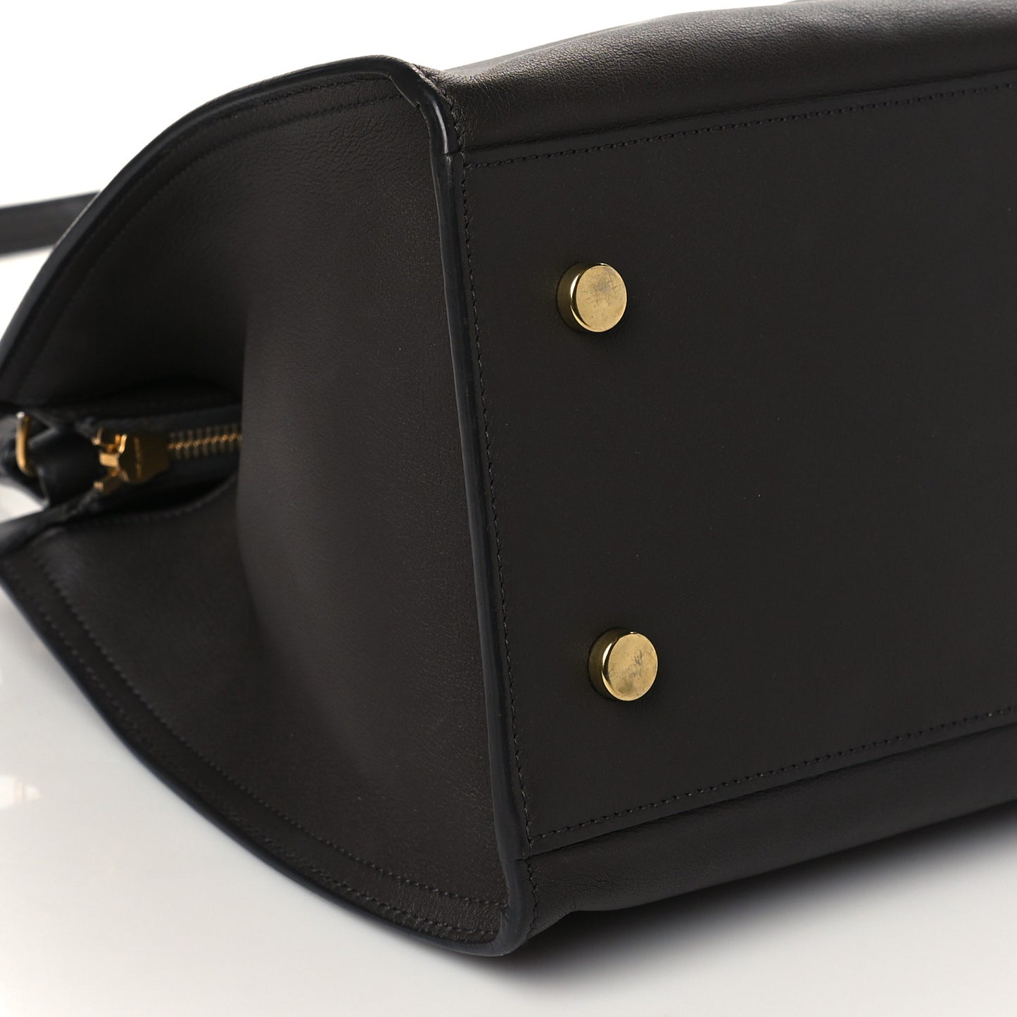 Calfskin Small Monogram Cabas Black