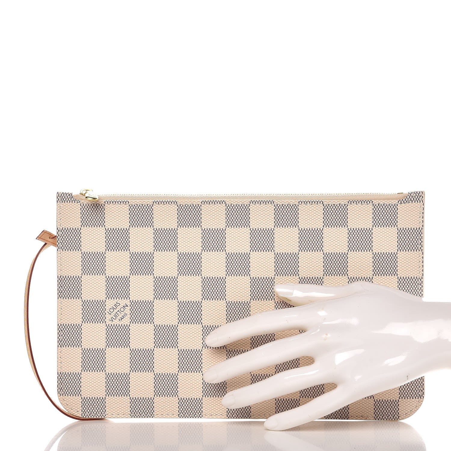 Louis Vuitton Damier Azur Neverfull MM GM Pochette 2 of 8