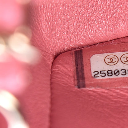 Chanel Caviar Quilted Mini Rectangular Flap Pink 7 of 12
