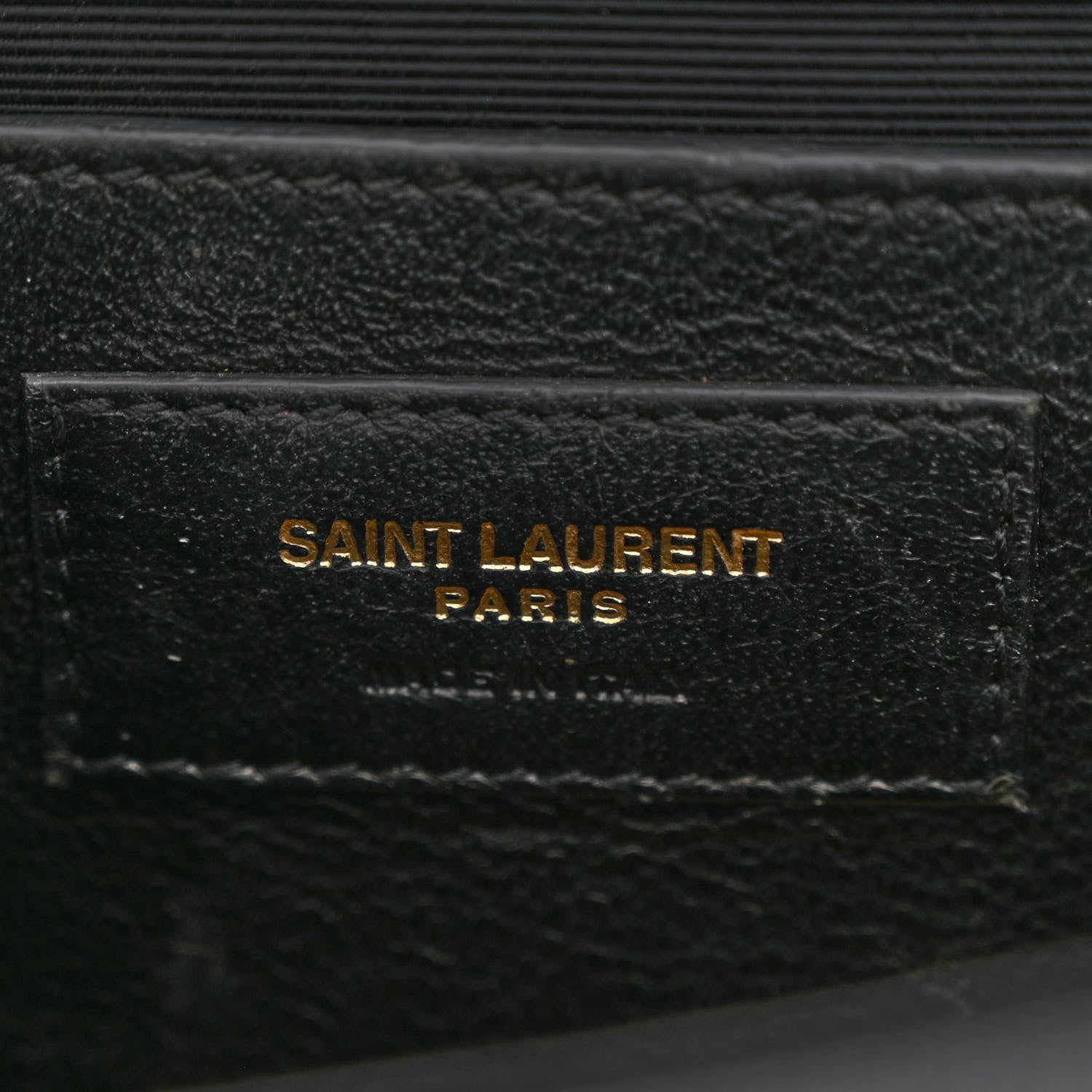 Saint Laurent Grain De Poudre Small Monogram Kate Satchel Black 6 of 9