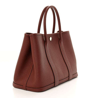 Hermes Vache Country Garden Party 30 TPM Rouge H 3 of 9