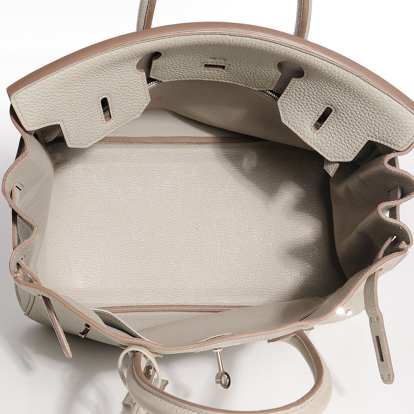 Togo Birkin 30 Gris Perle